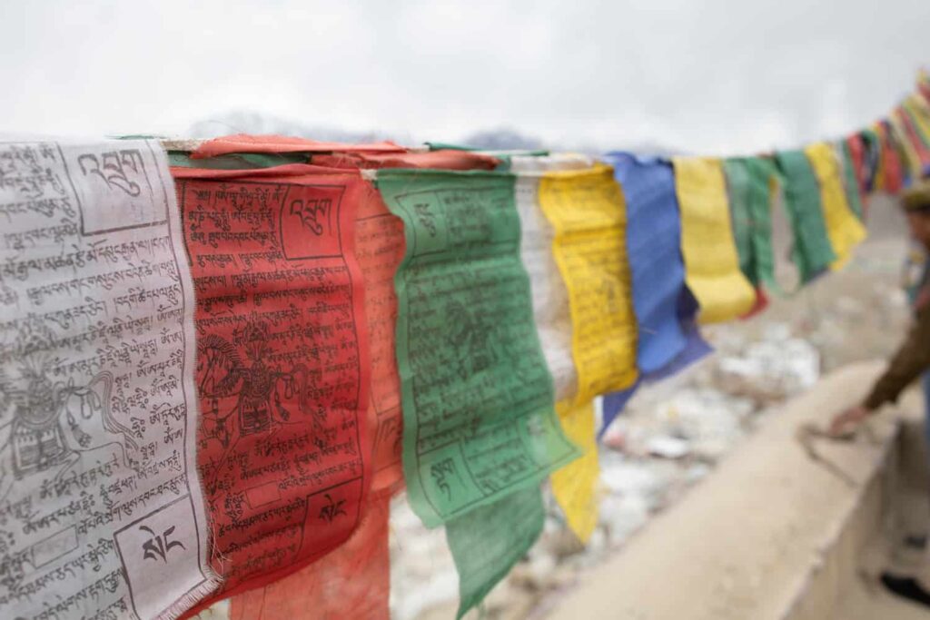 Bandiere di preghiera tibetane