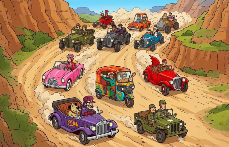 Tuk-tuk e Wacky Races